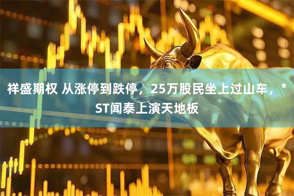 祥盛期权 从涨停到跌停，25万股民坐上过山车，*ST闻泰上演天地板
