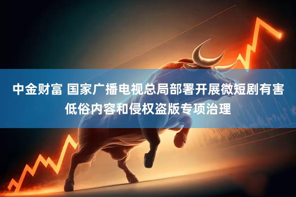 中金财富 国家广播电视总局部署开展微短剧有害低俗内容和侵权盗版专项治理